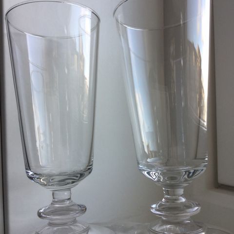 HVITVIN/CHAMPAGNEGLASS- høyde:  14 cm