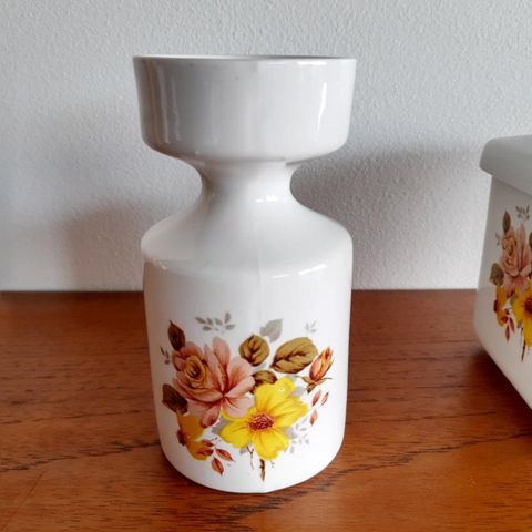 Retro vase / lysestake fra Figgjo