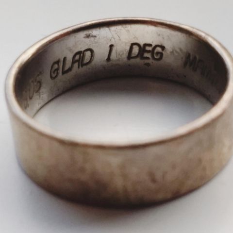 925 SØLV RING (22mm)