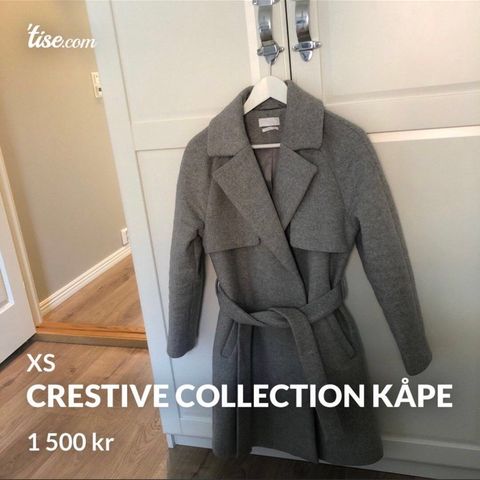 creative collection kåpe strl xs-s