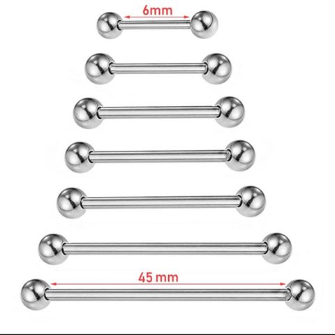 Piercing - Barbells - flere lengder