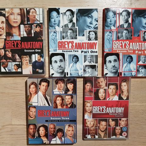 Greys Anatomy sesong 1-4