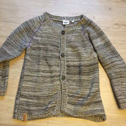 Cardigan/solid genser str 116