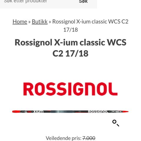 Rossignol X-ium classic WCS