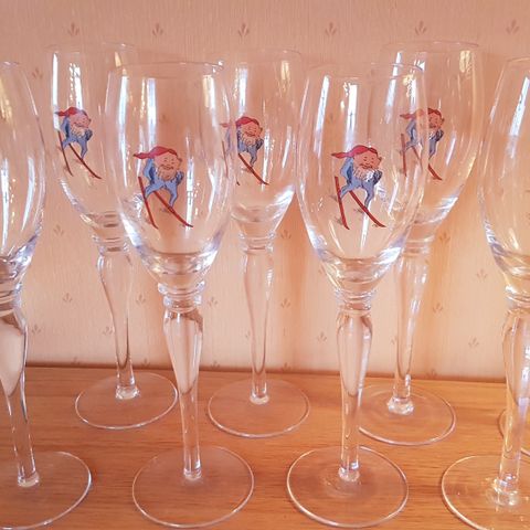 Porsgrunn - Nisse - 8 hvitvin / champagne glass