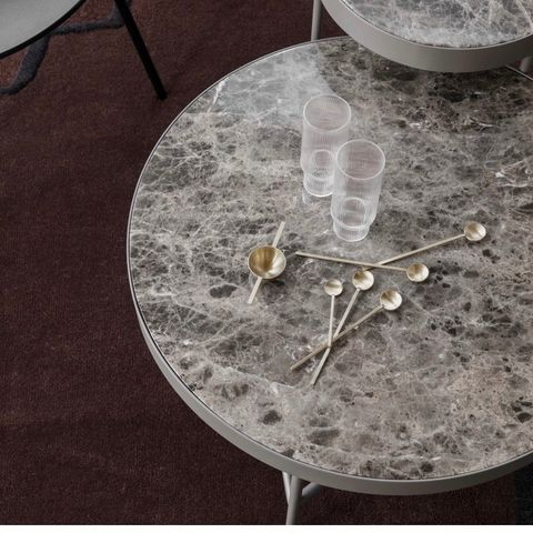 Marble Tables Brown fra Ferm Living