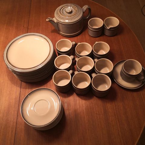 Denby service. Engelsk