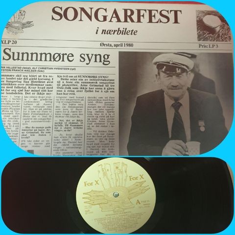 VINTAGE/RETRO LP-VINYL "SONGARFEST I NÆRBILETE " SUNNMØRE SYNG