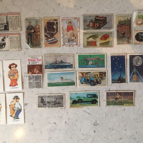 Set of Odd Vintage Collection Cards