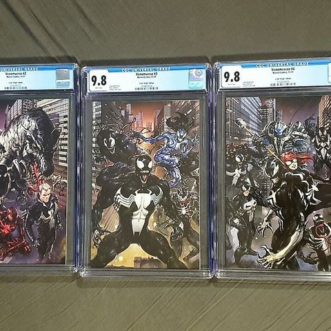 Venomverse Connecting VIRGIN Variants - CGC 9.8 (Issues 1-5) Limited to 600