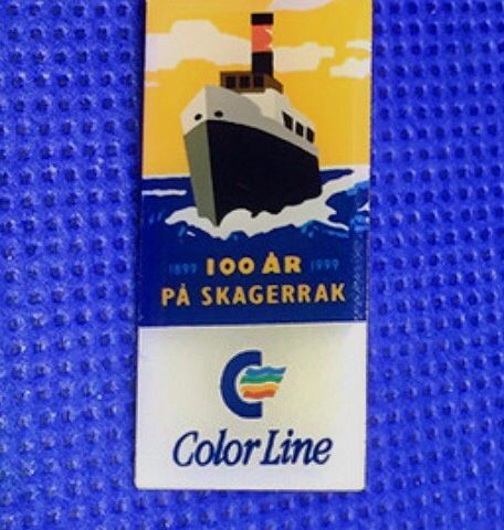 Color Line - Nålmerke 1999 - Jubileum 100-år i fergefart på Skagerak - Ubrukt