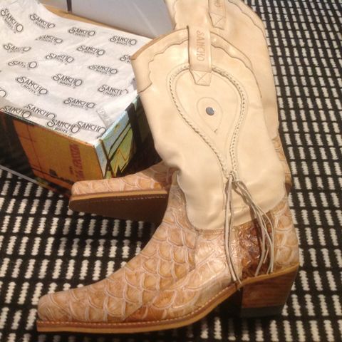 Sancho Cowboy Boots crocodile, str, 40