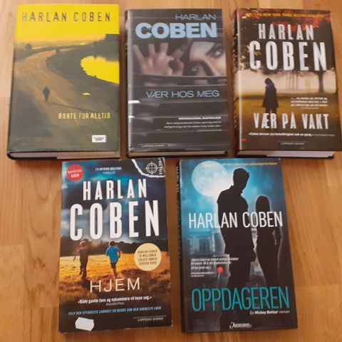 HARLAN COBEN BØKER. 70 millioner solgte bøker.