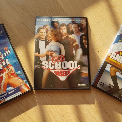 DVD Will Ferrell: Anchorman / Blades of Glory / Old School