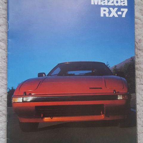 Brosjyre Mazda RX-7 1981