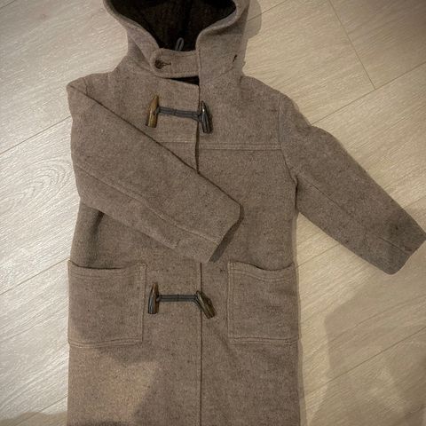 Ull jakke / Duffelcoat 5/6 år