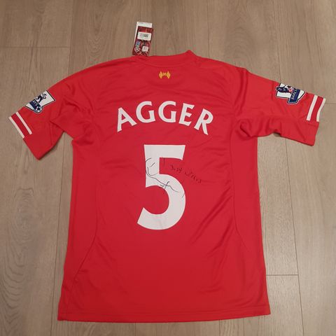 Ny signert Daniel Agger Liverpool drakt str.L