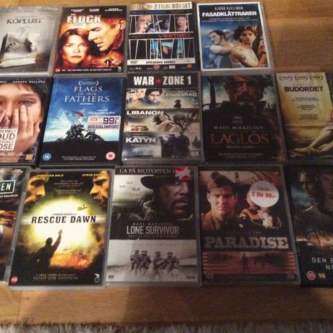 Billige Dvd- er til 10 kroner stykket