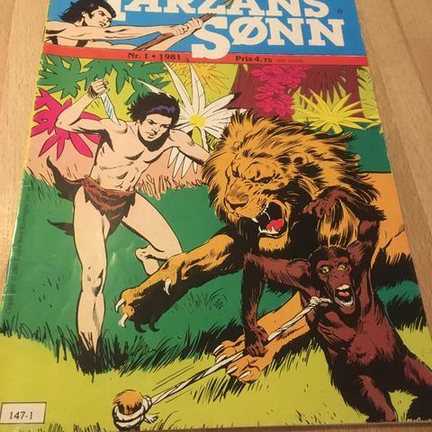 Tegneserie: Tarzans Sønn (Nr. 1, 1981)