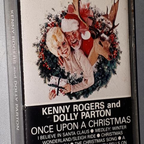 KASSETT.KENNY ROGERS AND DOLLY PARTON.ONCE UPON A CHRISTMAS 1984.