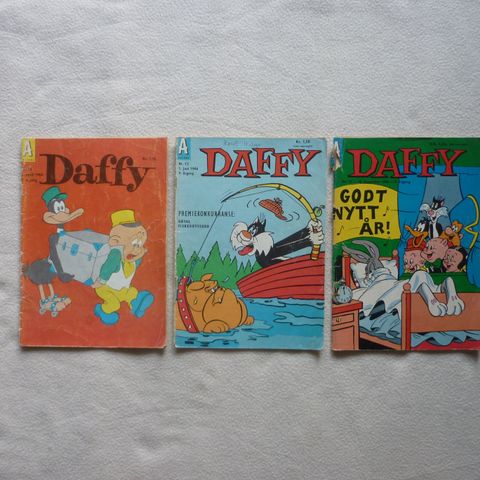 Daffy Nr. 14/1964, Nr. 12/1966 og Nr. 27/1966