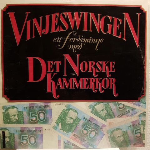 VINJESVINGEN Det Norske Kammerkor LP original forpakning