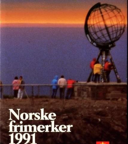Årssett Norske frimerker 1991, sendes fraktfritt