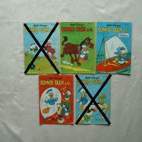 Donald Duck Nr. 22, 24, 30/1966.