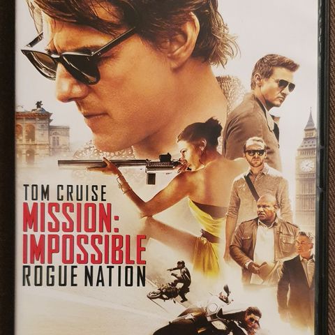 DVD "Mission: Impossible - Rogue Nation" 2015💥Kjøp 4for100,-