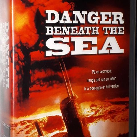 VHS SMALL BOX.DANGER BENEATH THE SEA.