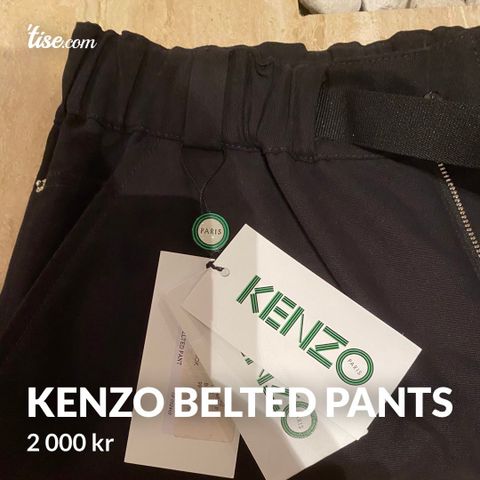 Kenzo Belted Pants