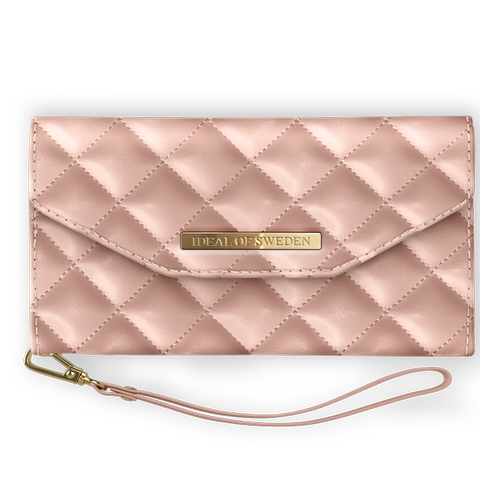 Ideal of Sweeden - Sylvie Meis Mayfair Clutch Quilted Dusty Rose - Iphone 6/7/8