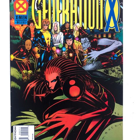 X-men Deluxe. Generation X. 4stk samlet pris 150,- Marvel comics.