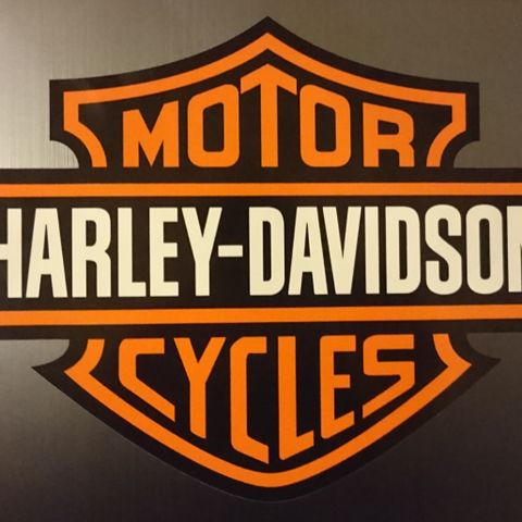 Harley Davidson vinyl klistremerke 29cm x 21,5cm
