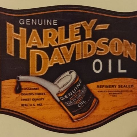 Harley Davidson klistremerke 8,5cm x 10cm