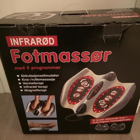 Ubrukt fotmassasjeapparat