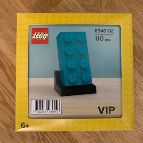 Nytt/Uåpnet LEGO 6346102 Teal Brick - VIP