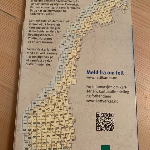 Mange Kart Norge-serien 1:50000 Norgeskart Turkart