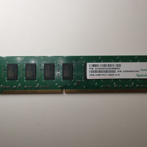Apacer 2GB DDR3 RAM