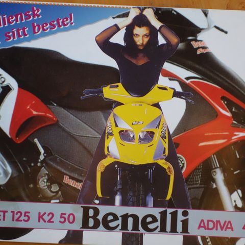 Benelli scooter brosjyre