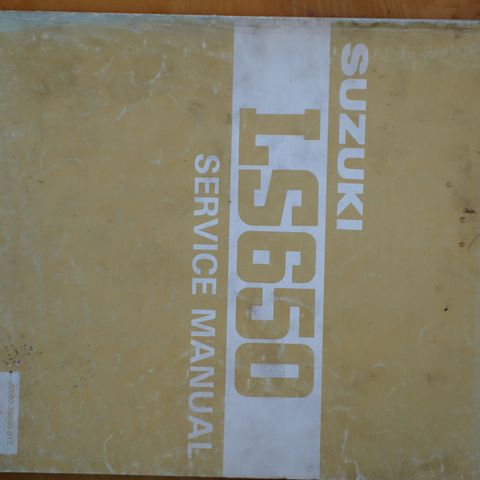 Suzuki LS650 1986 Service Manual