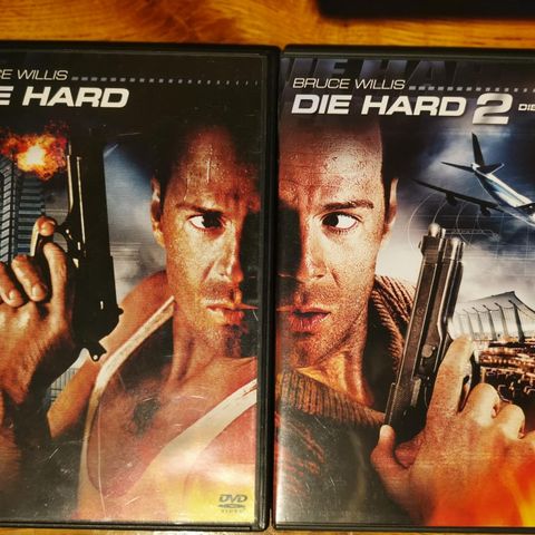 Die Hard 1 og 2 (DVD, Bruce Willis)