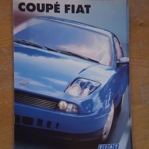 Brosjyre Fiat Coupe 1997