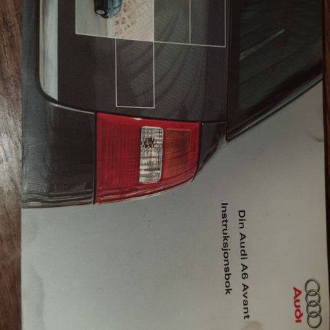 Audi A 6 instruksjonsbok  2003 model