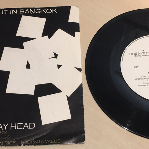 Murray Head – One Night In Bangkok( 7", Single 1984)