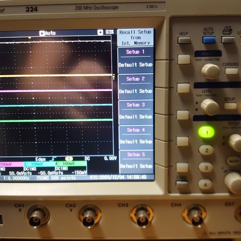 LeCroy WaveJet 324Oscilloscope 200MHz,4Ch,2 GS/s, inkl 4 prober.
