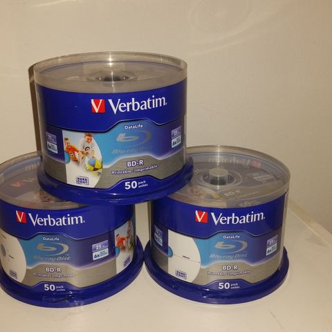 Verbatim 6x BD-R 25 GB print plater