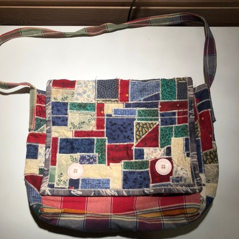 Vintage patchwork veske