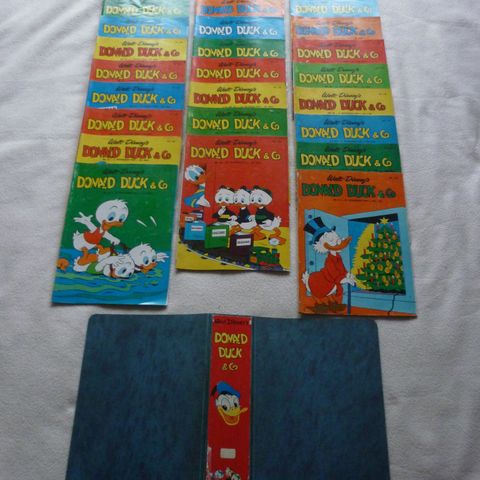 23 X Donald Duck Nr. 30-52/1969 + Samleperm m/fester.