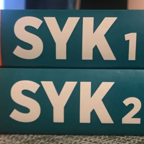 SYK 1 & 2. 3rd utg. til salgs. Medisinsk skolebøker til salgs